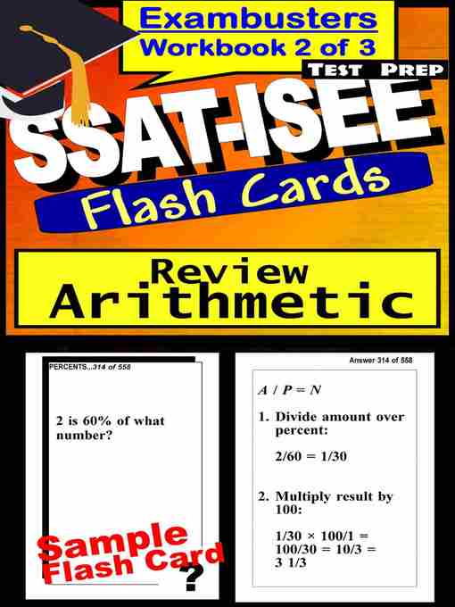 Title details for SSAT-ISEE Test Arithmetic Review—Exambusters Flashcards—Workbook 2 of 3 by SSAT Exambusters - Available